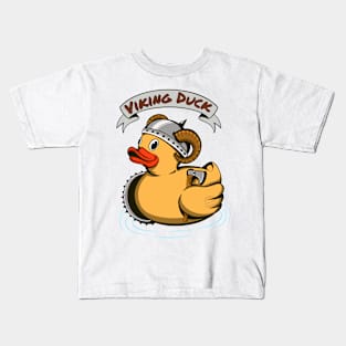 Duck viking Kids T-Shirt